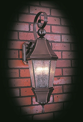 Normandy 3 Light Outdoor Wall Lantern 28.5 Inch Tall by Framburg 8742SBR/R - 8742 SBR/R