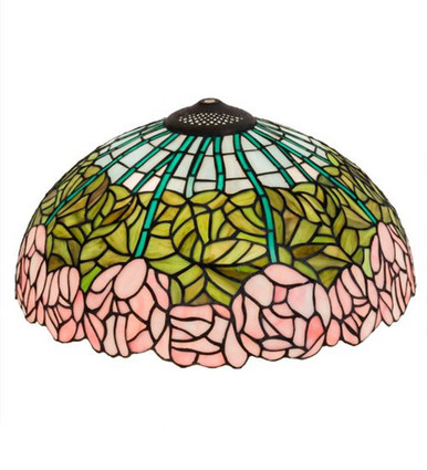 Cabbage Rose 16 Inch Glass Shade by Meyda Tiffany - 10657