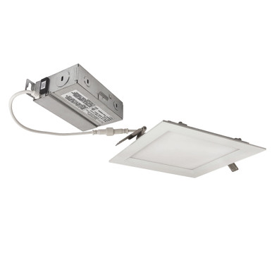 E Series Flin 13.5W LED 6 Inches Square Downlight by Nora  - NEFLINTW-S6233MPW