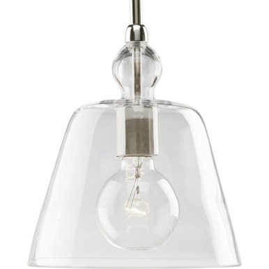 1 Light Small Pendant 8 Inch Wide by Progress - P5184-104