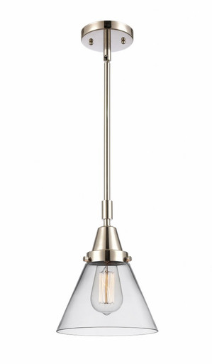 Cone 1 Light Stem Mini Pendant 11.13 Inch Tall X 8 Inch Wide by Innovations - 447-1S-PN-G42