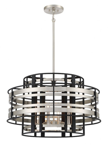 Presten 6 Light Large Pendant 28 Inch Wide by Minka Metropolitan - N7985-420
