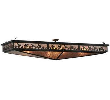 Ducks in Flight 8 Light Semi Flush Mount 15 x 25.75 Inches by Meyda Tiffany - 115916