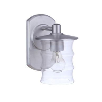Canon 1 Light Outdoor Wall Lantern 10 Inch and 7.5 Inch Wide by Craftmade - ZA3614-SA