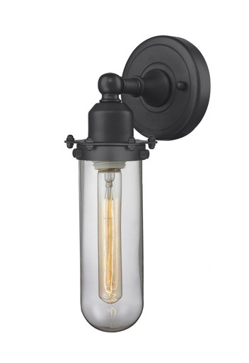 Austere 1 Light Wall Sconce by Innovations - 900-1W-BK-CE228-BK-CL