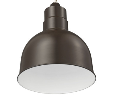 R Series 1 Light Stem Hung Deep Bowl Shade 10 Inch Wide by Millennium - RDBS10