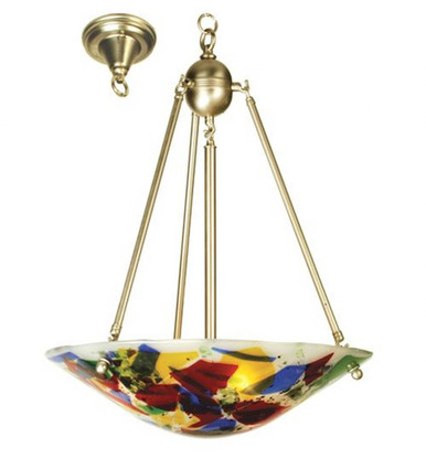 Metro Fusion Duomo 3 Light Pendant 31.75 x 20.5 Inches by Meyda Tiffany - 65323