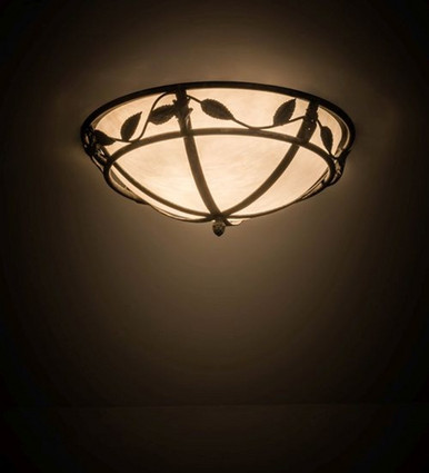 Estelle 2 Light Flush Mount 8 x 18 Inch by Meyda Tiffany - 169272