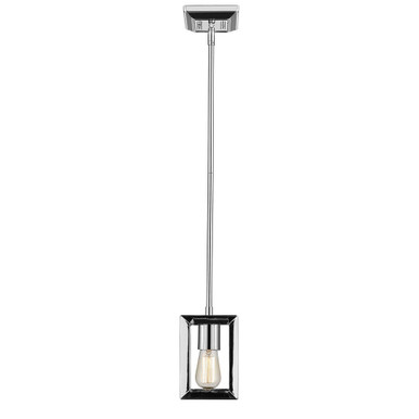 Smyth 1 Light Mini Pendant 10.25 Inch Tall by Golden - 2074-M1L CH