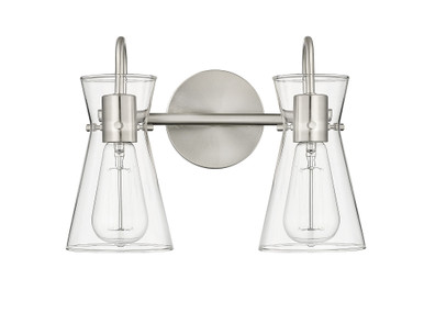 Camellia 2 Light Bath Vanity 9.5 Inch Tall and 13.4 Inch Wide by Millennium - 21002