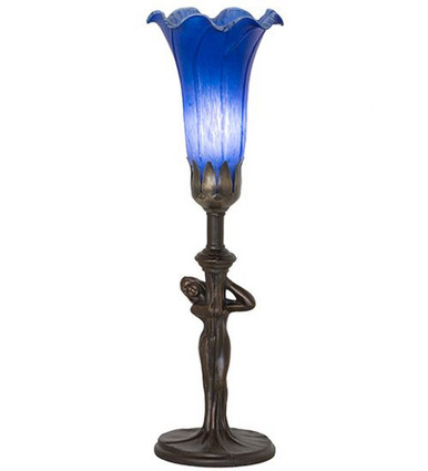 Pond Lily 1 Light Accent Lamp 15 In H and 4 In W by Meyda Tiffany 259387 - 259387