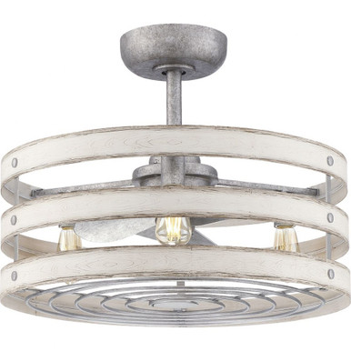 Gulliver 3 Light 23.5 Inch Wide Semi Flush Mount by Progress - P250012