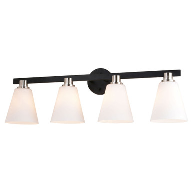Vermont 4 Light Bath Vanity 10 Inch Tall and 32 Inch Wide by Vaxcel - W0407