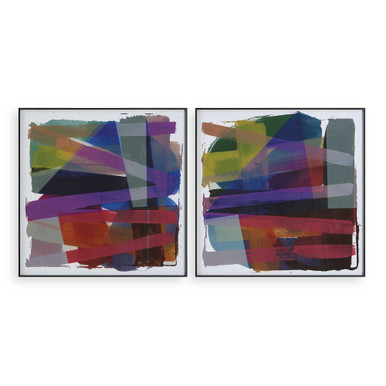 Vivacious 29.5 Inch Abstract Framed Art (Set of 2) by Uttermost - 41449