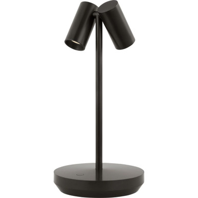 Doppia 2.4W 2 LED Short Rechargeable Table Lamp by Visual Comfort Modern - SLTB53427BZ
