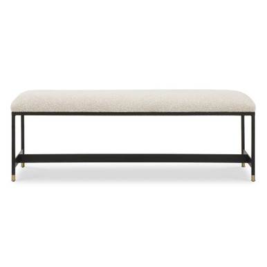 Halston Bench 19 Inch Tall and 54 Inch Wide by uttermost - 23925