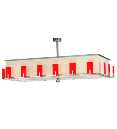 Quadrato Escalade 144W 12 LED Oblong Pendant 31 x 36 Inch by Meyda Tiffany - 149835