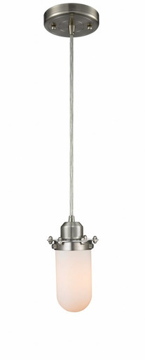 Centri 1 Light Cord hung Mini Pendant 10 and 4.5 Inch Wide by Innovations - 900-1P-SN-CE231-SN-W