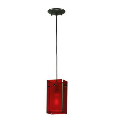 Metro 1 Light Square Mini Pendant 15 x 7 Inch by Meyda Tiffany - 111274