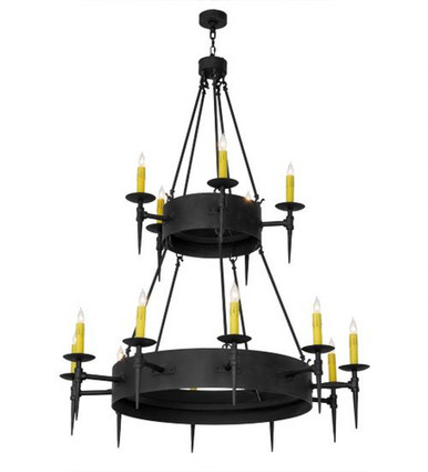 Thorndike 15 Light 2 Tier Chandelier 72 x 50 Inches Wide by Meyda Tiffany - 177277