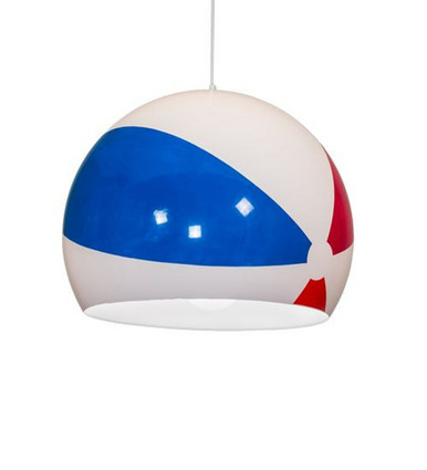 Beach Ball 1 Light Pendant 21 x 24 Inches by Meyda Tiffany - 211847