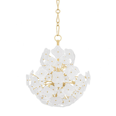 Barrytown 7 Light Chandelier 25.75 Inch and 24 Inch Wide by Hudson Valley - 5606-VGL