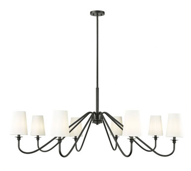 Gianna 8 Light Chandelier 23.25 x 60.25 Inch Wide by Z-Lite - 7509-8