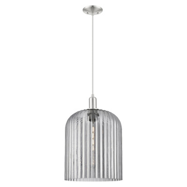 Bridal Veil 1 Light Cord hung Mini Pendant 18.33 X 12 by Innovations - 716-1P-SN-G559-12SM