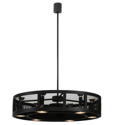 Paloma Golpe 120W 6 LED Fandelier 94.5 In H and 48 In W by Meyda Tiffany - 141328