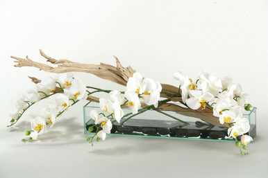 Drifting Orchid 10 Inch Planter by DW Silks - 141053