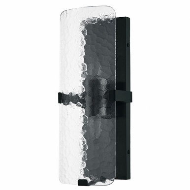 Winnie 2 Light Wall Sconce 15.75 Inch Tall and 6 Inch Wide by Dainolite - WNE-152W-MB-CLR