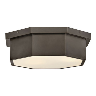 Facet 30W 3 LED Medium Flush Mount 5 Inch Tall X 17.5 Inch Wide by Hinkley - 46993