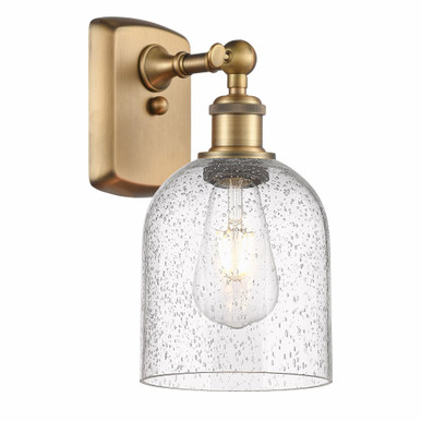 Bella 1 Light Industrial Wall Sconce 10 Inch Wide by Innovations - 516-1W-G558-6