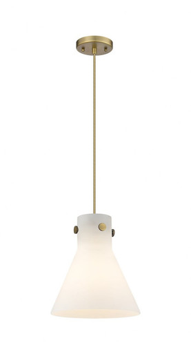 Newton Cone 1 Light Small Pendant 10 Inch Wide by Innovations - 410-1PM-G411-10