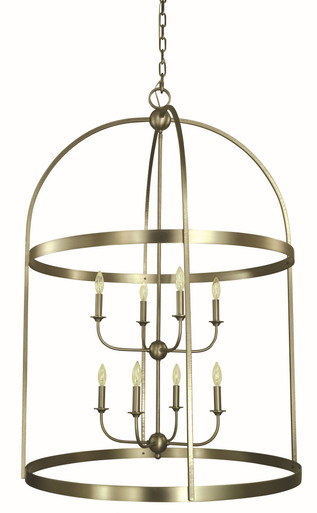 Heidelberg 8 Light Large Foyer Chandelier by Framburg - 5648
