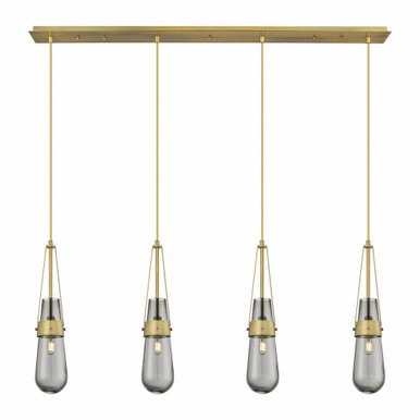 Milan 4 Light Oversized Linear Pendant by Innovations - 124-452-1P-G452-4