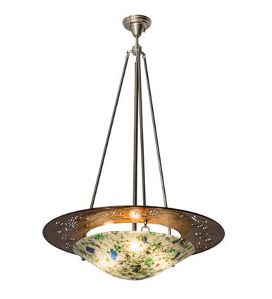 Metro Fusion Super Nova 3 Light Inverted Pendant 48 x 31 Inch by Meyda - 174154
