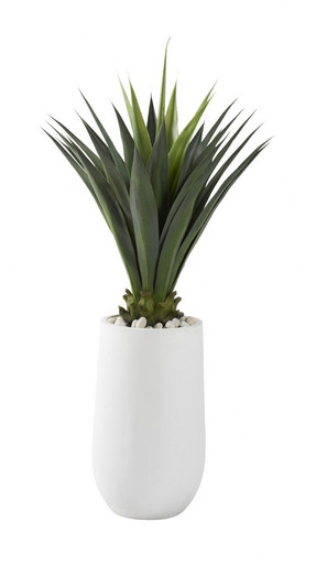 Jumbo Agave Plant 59 Inch Medium Round Planter by DW Silks - 321227