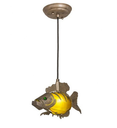Tiervis 2.2W 1 LED Oblong Pendant 9 x 5 Inches by Meyda Tiffany - 188223