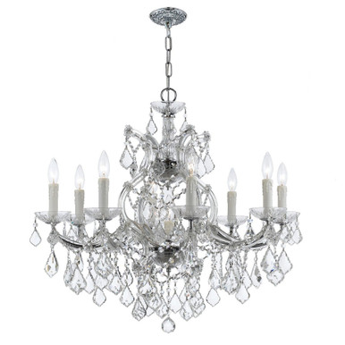Maria Theresa 9 Light Medium Chandelier by Crystorama - 4408