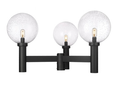 Laurent 3 Light Outdoor Post Mount Light 22.5 x 39 In by Z-Lite - 599BP3-BK