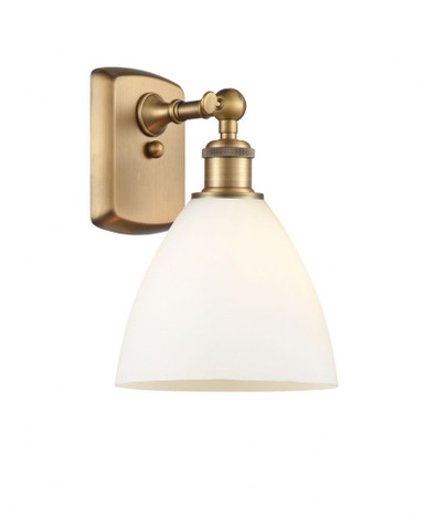 Bristol 1 Light Glass Wall Sconce 10.5 Inch X 7.5 Inch Wide by Innovations - 516-1W-BB-GBD-751
