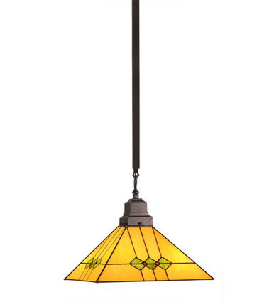 Martini Mission 1 Light Large Pendant 24 Inch Tall by Meyda Tiffany - 49115