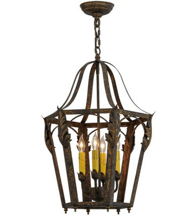 Acacia 4 Light Pendant 29 Inches Tall and 17 Inches Wide by Meyda Tiffany - 150798