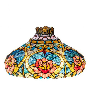Dragonfly Rose - Shade-10 Inches Tall and 18 Inches Wide by Meyda Tiffany - 142515