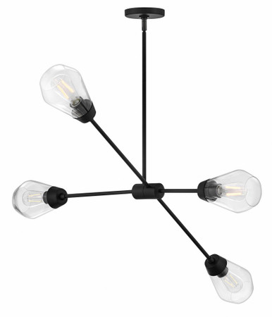 Livie 4 LED Light Oversized Chandelier by Lark - 82584
