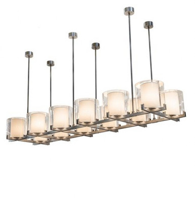 Crawford 12 Light Oblong Pendant 75 x 46 Inches by Meyda Tiffany - 226532