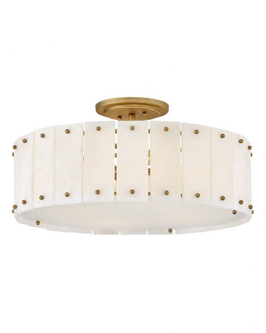 Simone 20W 4 LED Medium SemiFlush Mount 20.75 Inch Wide by Fredrick Ramond - FR47753BNG