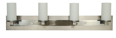 Mercer 4 Light Vanity Light 36 Inch Wide by Framburg - 4734 SP/PN