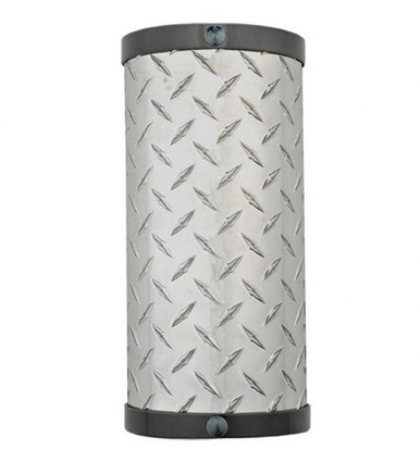 Diamond Turbine 2 Light Wall Sconce 12 x 5.5 Inches by Meyda Tiffany - 108693